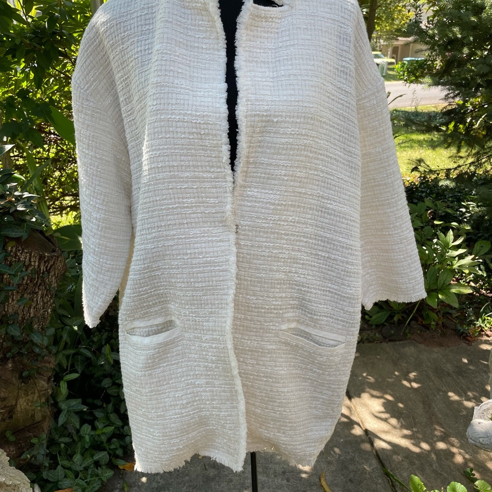 Anna Grace Long Jacket Has Two Pockets - image 2